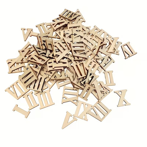 100pcs wooden letters roman - letters, &
