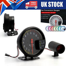 5'' Tachometer Gauge Rev Counter 7 Color LED 0-11000 RPM Meter with Shift Lights
