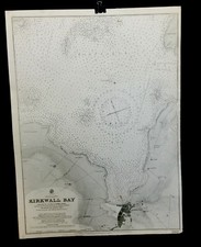 VINTAGE ADMIRALTY CHART