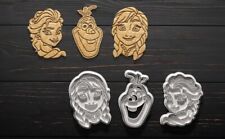 Frozen Set cookie cutter formina tagliabiscotti compleanni feste