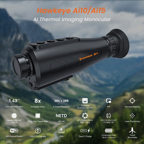 Portable thermal monocular for - monocular,