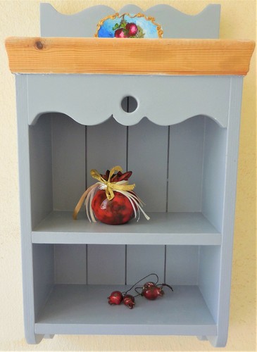 Wall cabinet hand painted - wall,
