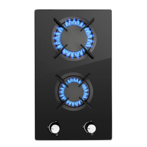 Gas hob burners 30cm - 2, black