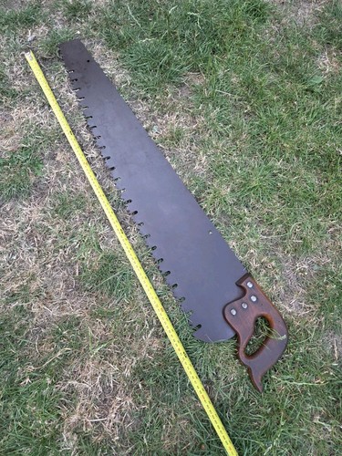 Vintage logging saw forrestry - logging,