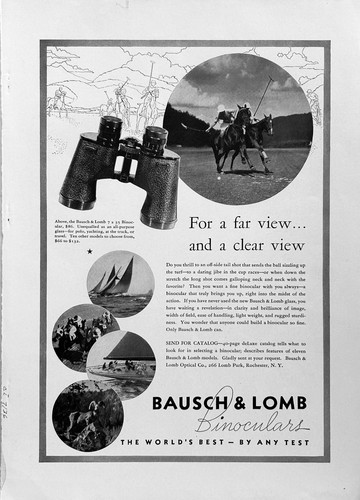 1936 bausch lomb optical - ad,