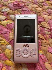 Sony Ericsson W595 Slider Phone In Pink