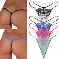 5 Pack Womens Lace Thongs Sexy