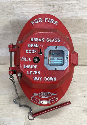 Adt fire alarm - box, iron