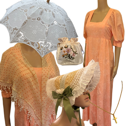 Jane austen style peach pride - austen,