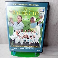 THE 35TH RYDER CUP DVD - RARE RETRO GOLF