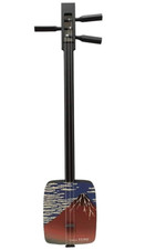 Sangenshi Kikuoka Shamisen Kojami Sansen Red Fuji Sangen Samisen New JPN