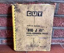 Original Workshop Service Manual The Guy Big J 4t 437/2.6 Commercial Chassis D10