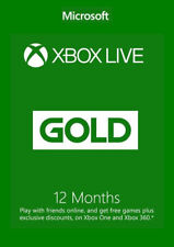 12 Month Xbox Live Gold