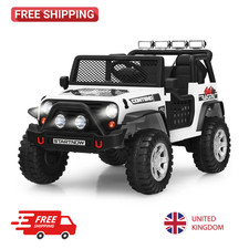 Large 12V Kids Ride On UTV Car 2-Seater Electric Jeep w/ Remote Control & Lights