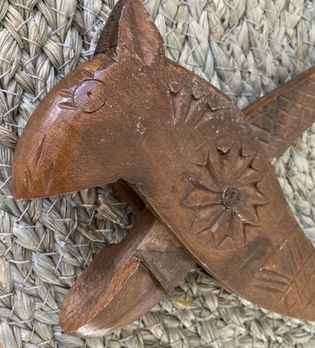 Vintage hand carved - carved, wooden