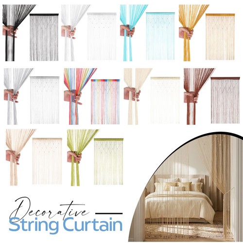Hanging beaded curtain - beaded,