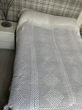 Vintage hand crochet white