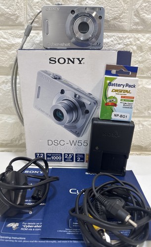 Sony cyber shot dsc w55 - dsc-w55, 7.2mp
