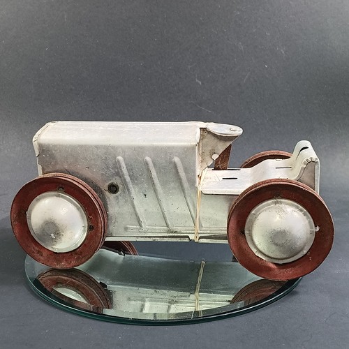 Antique toy tractor wind up - antique,