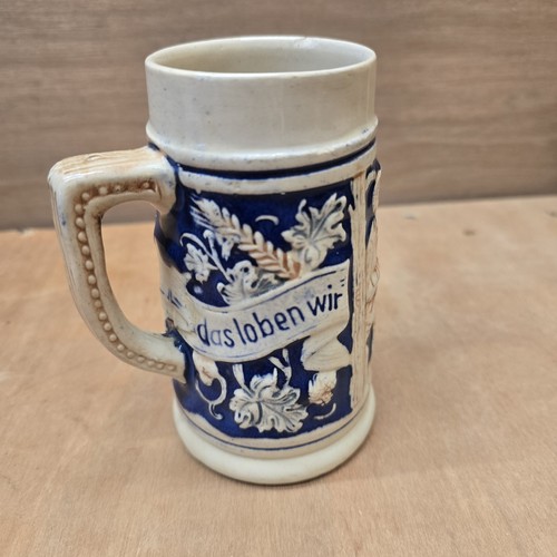 Vintage german beer mug half - beer,