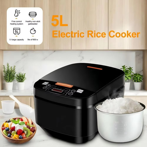 Smart electric rice cooker - 5l,
