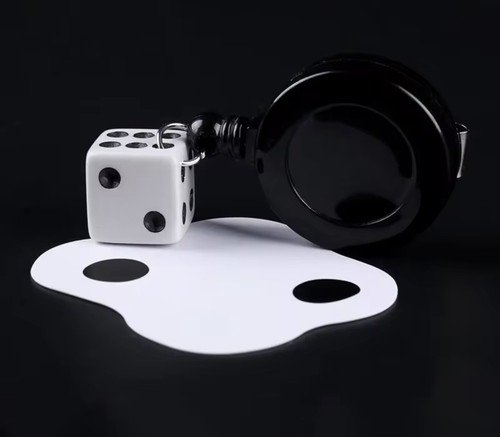 Flat dice magic trick - flat,