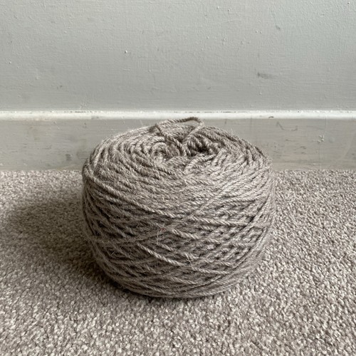Cream wool 3ply rug - cream,