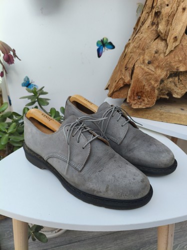 Martens 1461 grey suede - martens,