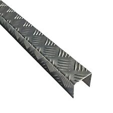 Chequer Plate U C Channel Section 2mm Thick Checker Tread Plate 30mm or 50mm