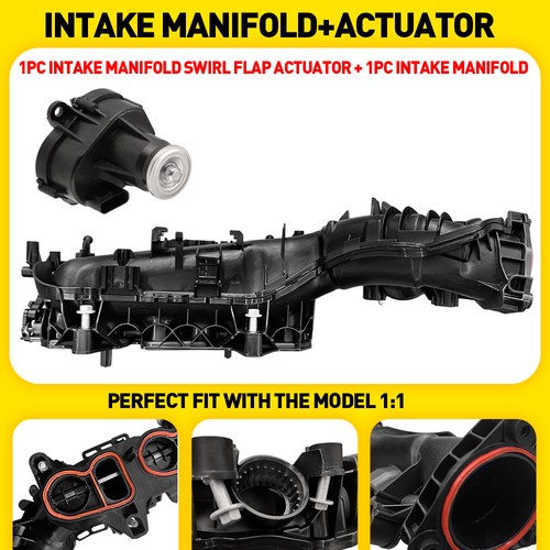 Intake manifold swirl flap - intake,