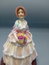 Vintage Early Royal Doulton Irene Figurine , Doulton Floral Girl, gift idea, por