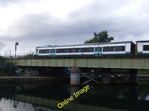 Photo 6x4 railway bridge - railway,