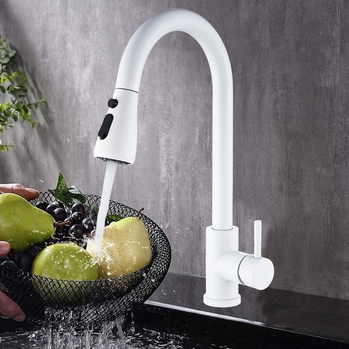 Modern white kitchen sink - modern,