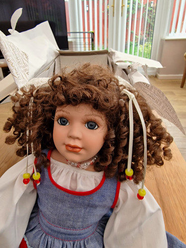Alberon imogen porcelain girl - porcelain,