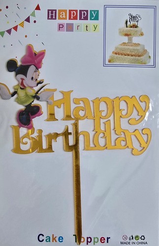 Acrylic cake topper birthday - cake,