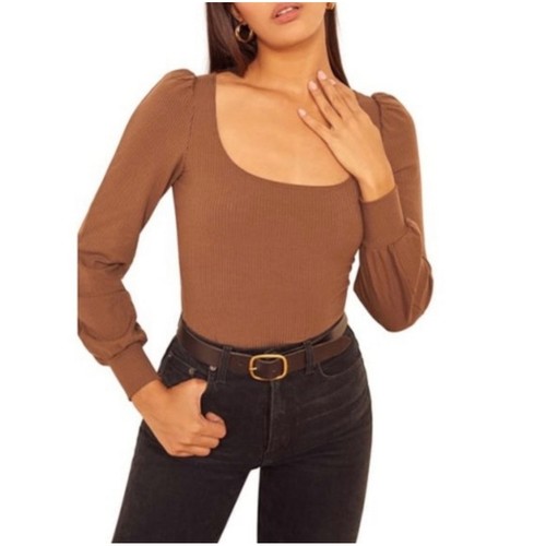Reformation jeans brown - jeans,
