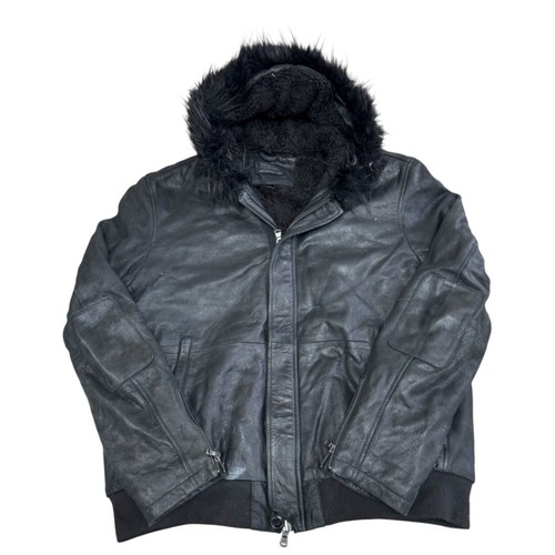 John varvatos leather jacket - john,