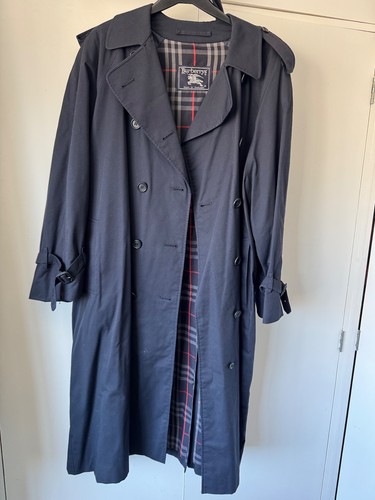 Burberry navy ladies raincoat - burberry,