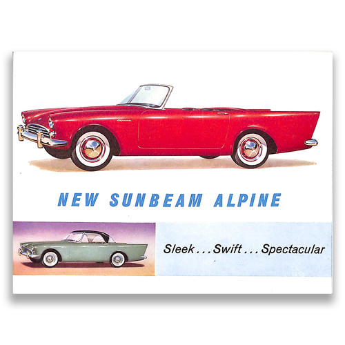 Sunbeam alpine series - sunbeam, 1