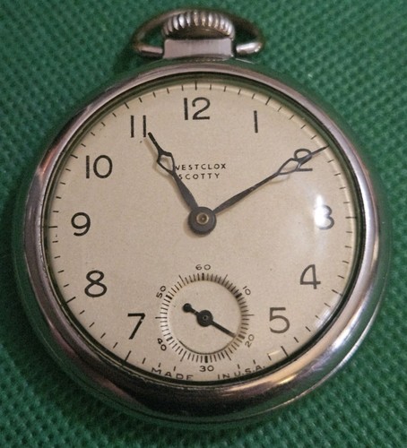 Westclox scotty pocket watch - scotty,