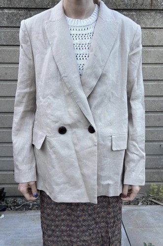 Zara linen blazer - zara,