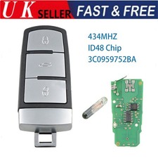 3 Button Car Key Fob 434Mhz
