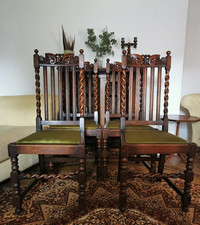 Set of 4 Antique Dining Chairs