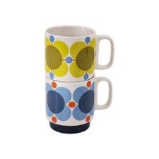 Orla Kiely Set Of 2 Mugs