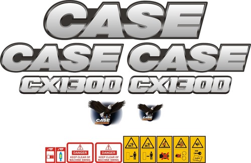 Case cx130d digger decal kit - cx130d,