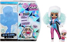 LOL Surprise OMG Winter Chill - Icy Gurl Fashion Doll & Brrr B.B. Doll NEW