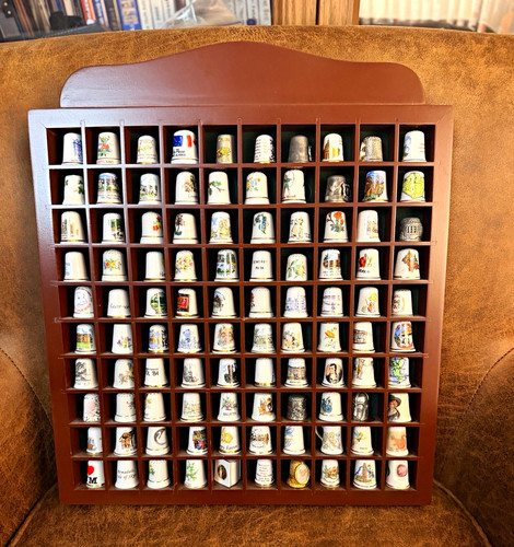 Vintage mahogany thimble - vintage,