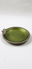 Evans Pear Green Hand Enameled