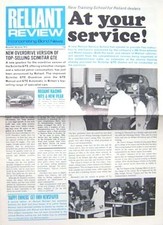 Reliant Review No. 59 Jun 1973 includes Scimitar Regal +