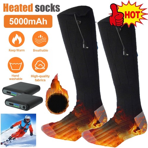 5000mah electric heated socks - electric,